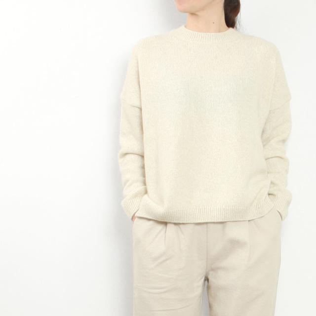 evam eva エヴァムエヴァ wool fox pullover E253K198