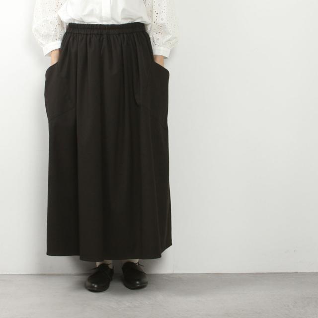 Vent douest ヴァンドウェスト ツイルストレッチフレアスカート VE37509