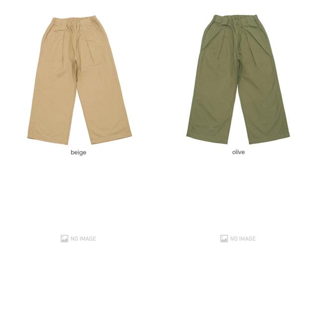caqu サキュウ LINEN　WIDE CROPPED PANTS 36230_1