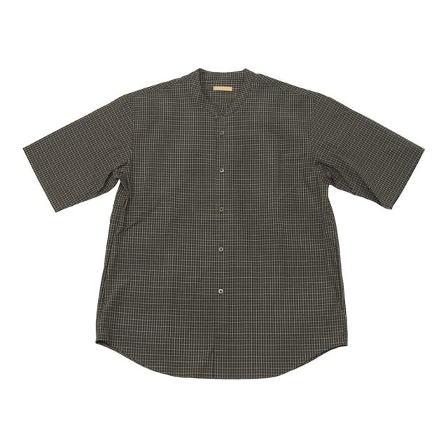 LAMOND ラモンド BAND COLLAR CHECK SHIRTS JACKET LM-S-087-CHK