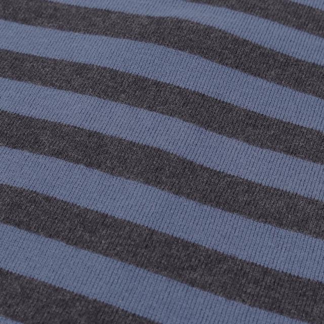 R&D.M.Co- アールアンドディーエムコー 裏起毛BORDER B.B　GATHER　SLEEVE NO.6420/7013