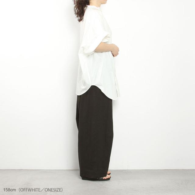 yarmo（ヤーモ）| ギャザーブラウス Yarmo ヤーモ long sleeve boxy