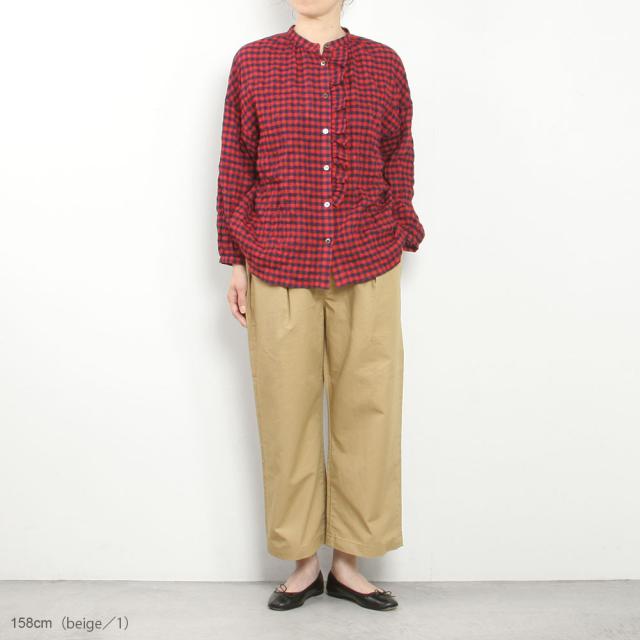 caqu サキュウ LINEN　WIDE CROPPED PANTS 36230_13