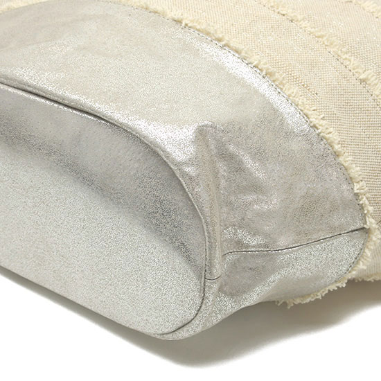 (OUTLET)MEISSI メイッシ ボーダー風バッグ 53173-2-01623/コットン×リネン