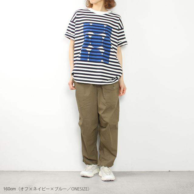 prit プリット ボーダーフレームドットプリントTシャツ P92645_2