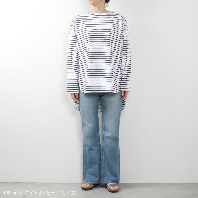 (OUTLET)assiette アシェット ロイヤルクルーポンチロングスリーブカットソー A29-23879-32_2