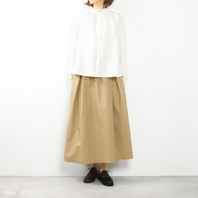 (OUTLET)style+confort スティールエコンフォール タイプライターフリルブラウス 401-60706の通販は