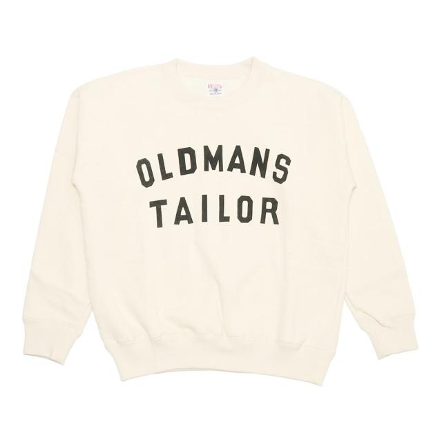 OLDMANS TAILOR オールドマンズ テーラー OMT FLOCKY PRINT CREW SWEAT