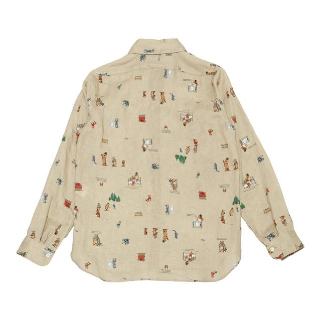 R&D.M.Co- アールアンドディーエムコー BROWN BEARS SHIRT NO.7221