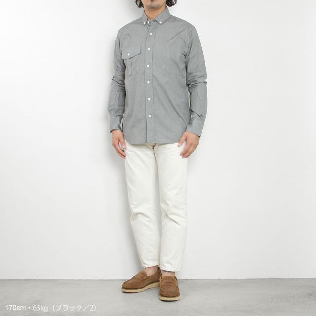 Direction ディレクション MICRO HOUNDTOOTH B.D SHIRT/千鳥格子ボタンダウンシャツ_3