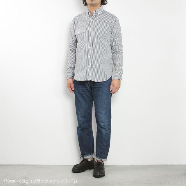Direction ディレクション LONDON STRIPE B.D SHIRTS Bload cloth　3402014/ロンドンストライプシャツ_3