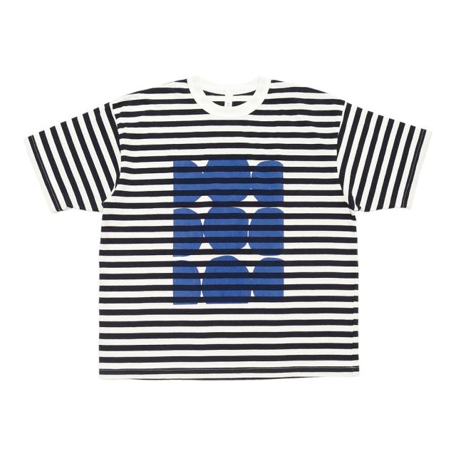 prit プリット ボーダーフレームドットプリントTシャツ P92645_3