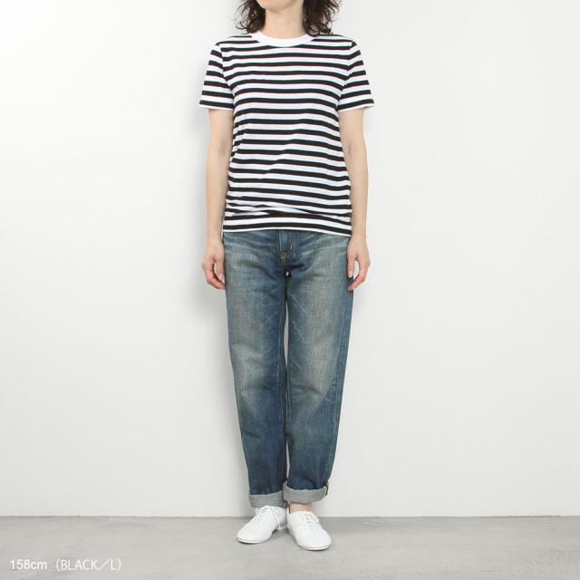 R&D.M.Co- アールアンドディーエムコー GAUZE BORDER H/T SHIRT NO.5384_3