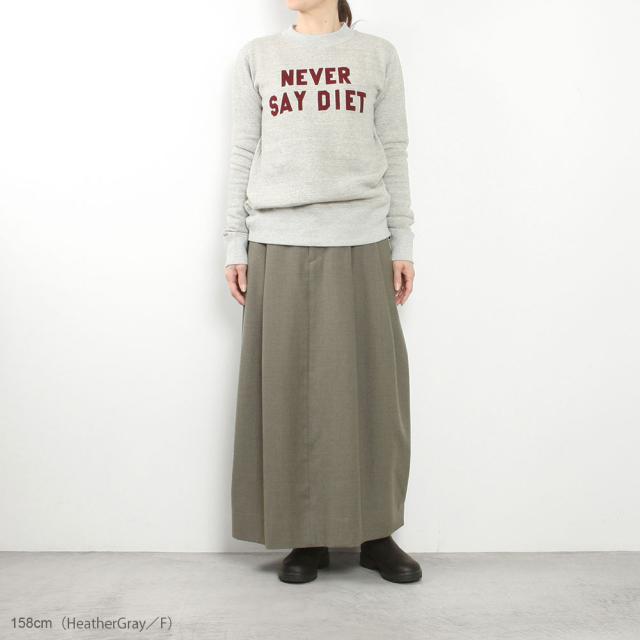 R&D.M.Co- アールアンドディーエムコー NEVER SAY DIET SWEAT SHIRT NO.7712_3