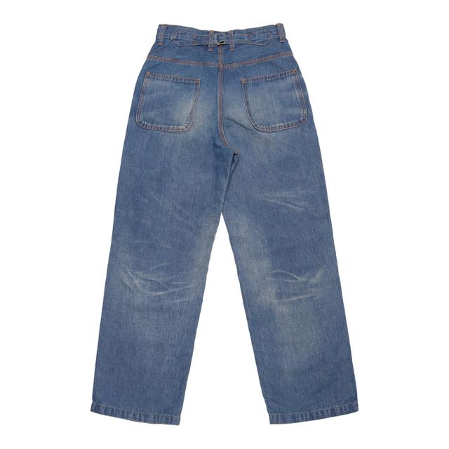 caqu サキュウ デニム antique denim リネンランチパンツ 04224(3years)_2