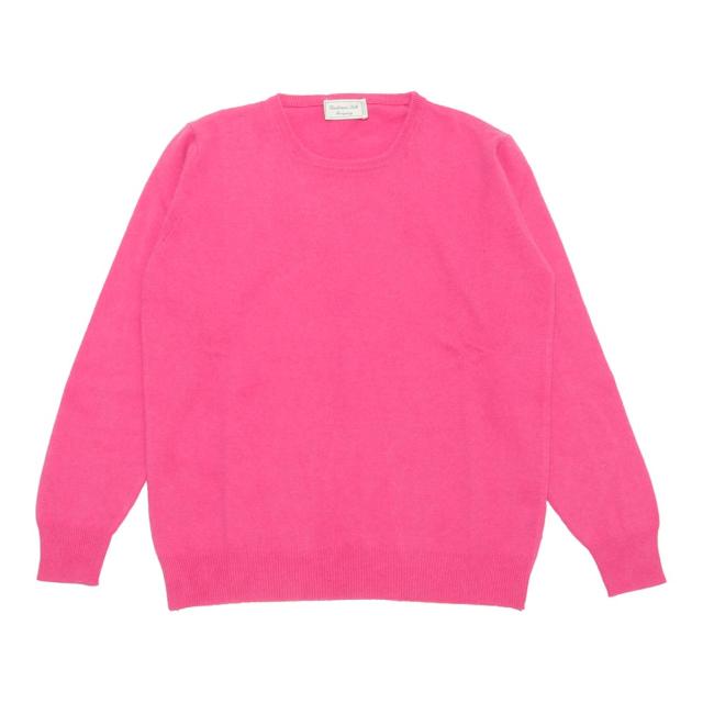 Cashmere Silk Company カシミヤシルクカンパニー カシミヤクルーネックニット_4