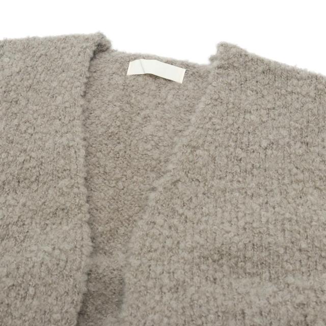 evam eva エヴァムエヴァ alpaca wool long vest E253K181_4