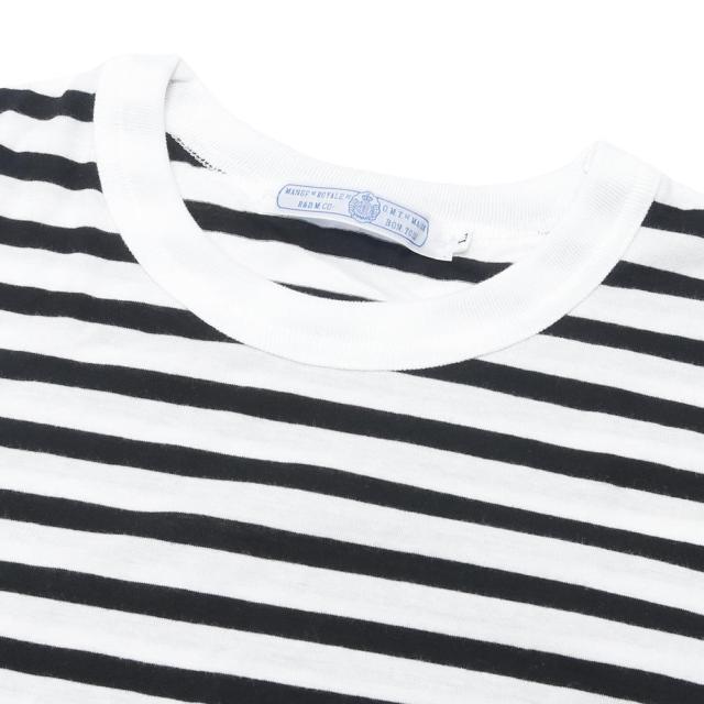 R&D.M.Co- アールアンドディーエムコー GAUZE BORDER H/T SHIRT NO.5384_5