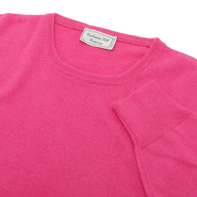 Cashmere Silk Company カシミヤシルクカンパニー カシミヤクルーネックニット_6