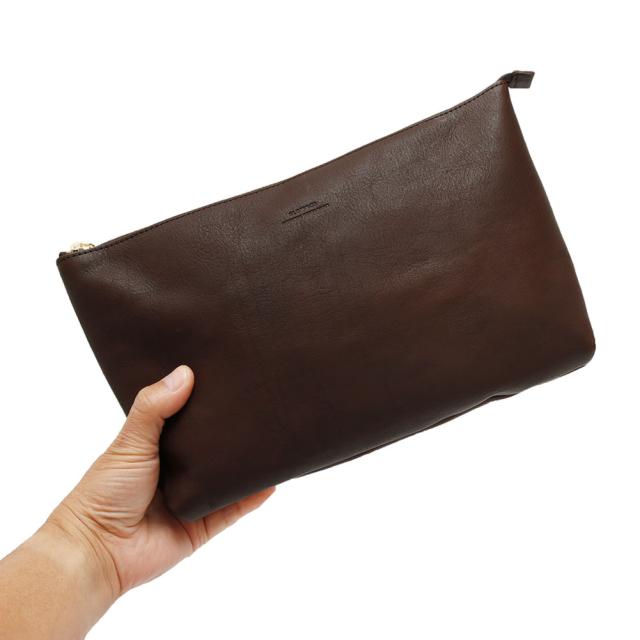 SLOW 薄のろい bono Leather Pouch L 300S192P