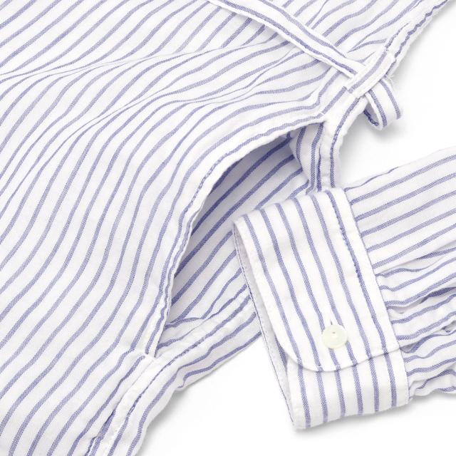 ao アオ レギュラーカラーシャツワンピース(オーガニックふんわり二重ガーゼ) 00612の通販は ao アオ レギュラーカラーシャツワンピース(オーガニックふんわり二重ガーゼ) 00612の通販は