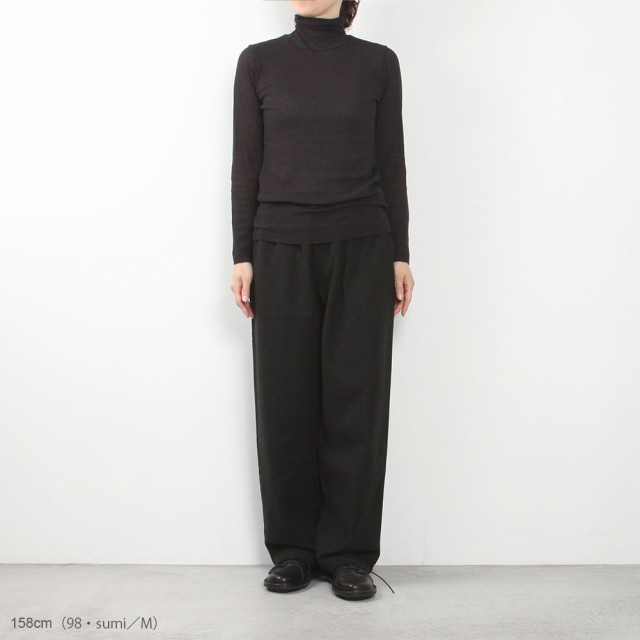 evam eva エヴァムエヴァ cotton turtleneck E243K014