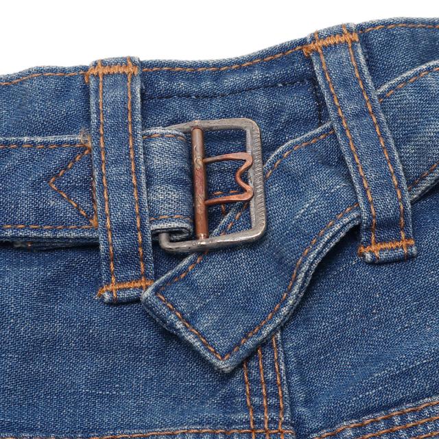 caqu サキュウ デニム antique denim リネンランチパンツ 04224(3years)_6