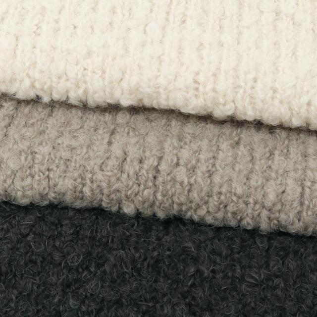 evam eva エヴァムエヴァ alpaca wool long vest E253K181_8