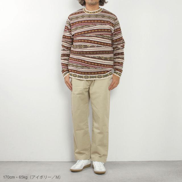 COOHEM コーヘム CRAZY FAIR ISLE KNIT P/O 13-254-008_8