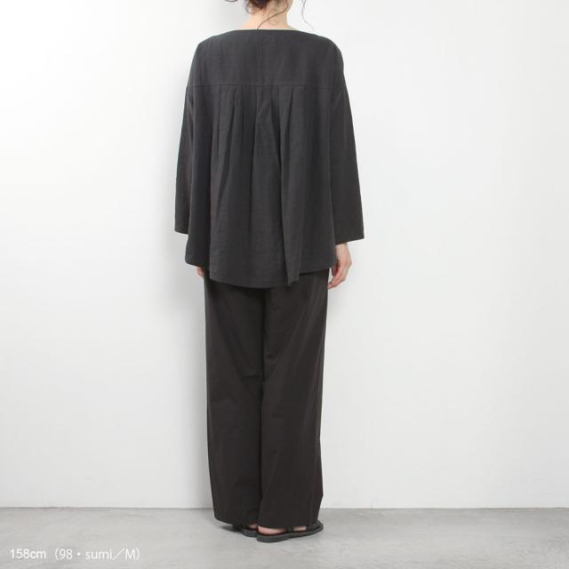 evam eva エヴァムエヴァ water linen pullover E241T062