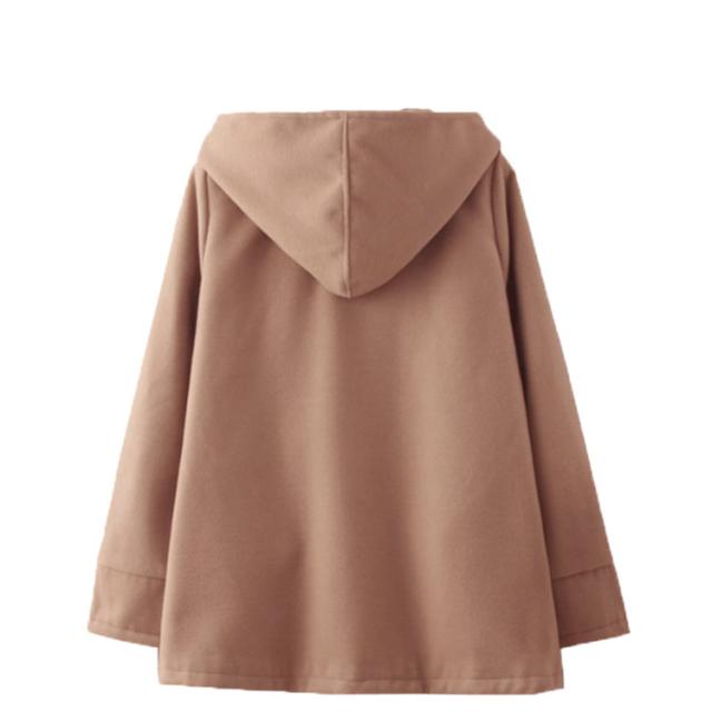 ドルマンスリーブ アウター ポンチョコート マントコート メルトン レディース メルトンコート フード ポンチョ風コートzokoの通販はau Pay マーケット にゃニャオ