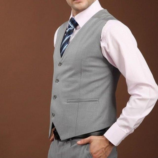 サマーベスト メンズ 4つボタンベスト ジレベスト ｖネック スーツベスト フォーマルベスト 無地ベスト スリムシルエット 夏ベの通販はau Pay マーケット にゃニャオ