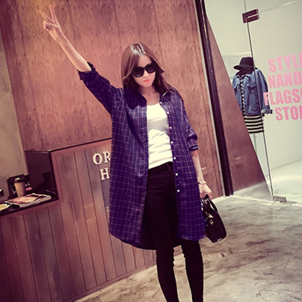 送料無料着こなし自在 チェック シャツ ロング丈 チェックロングシャツ レディース ガウンシャツ チェックシャツワンピース 春ワンの通販はau Pay マーケット にゃニャオ