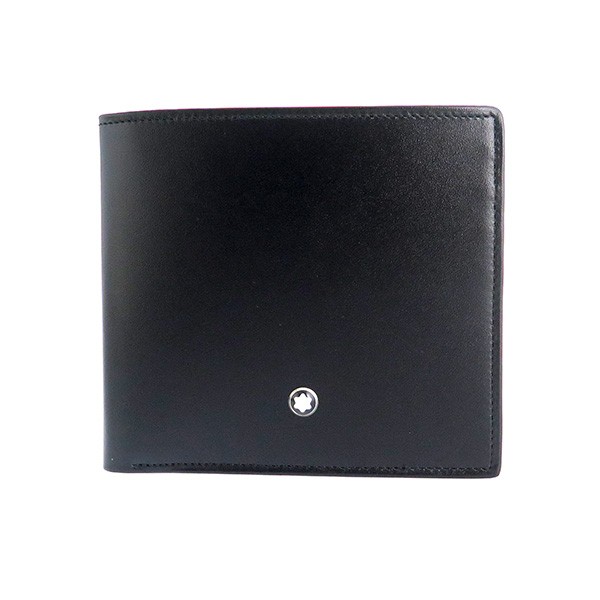 モンブラン MONTBLANC マイスターシュテュック 短財布 7163 ブラック ブラックの通販は