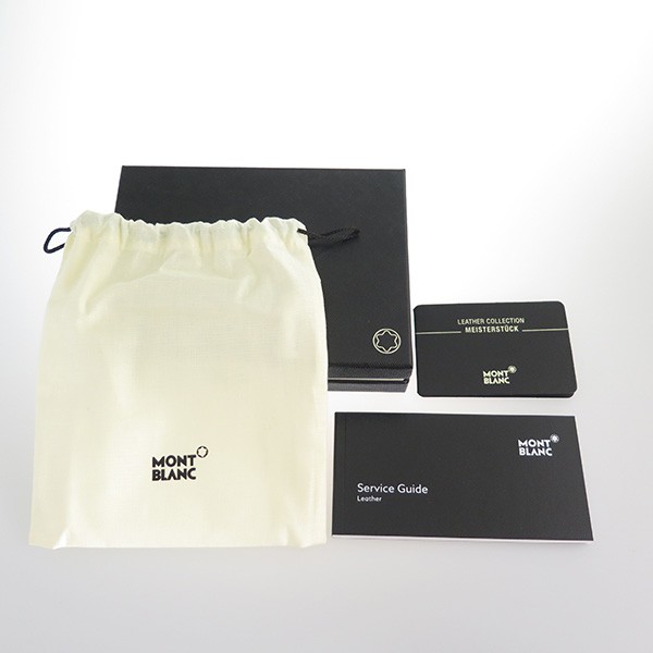 モンブラン MONTBLANC マイスターシュテュック 短財布 7163 ブラック ブラックの通販は