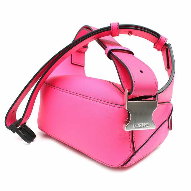 ロエベ LOEWE ボディバッグ  スモール NEON PINK ネオンピンク