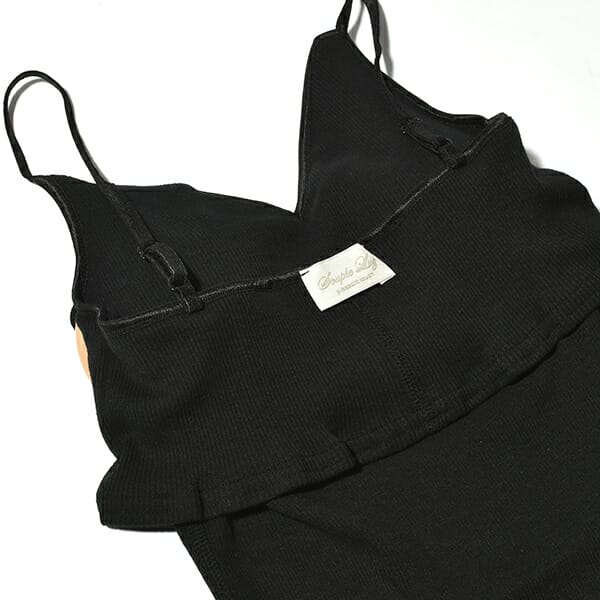 スープレルース コットン シルク リブ キャミソール インナー 下着