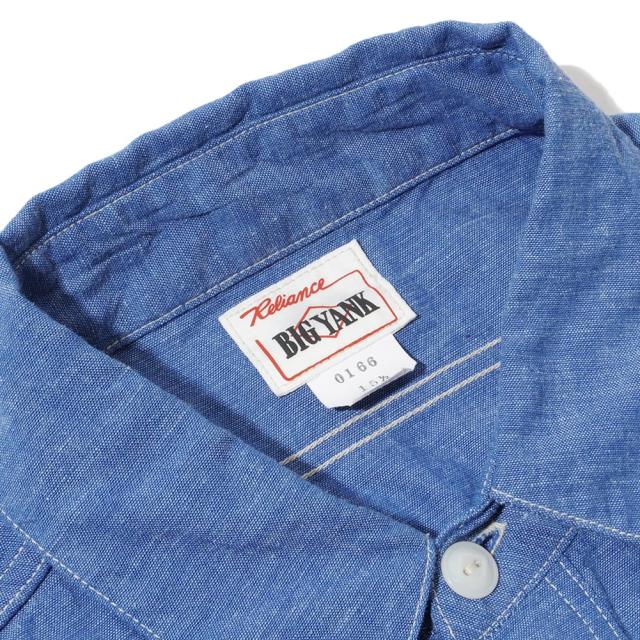 ビッグヤンク 別注 マルチボタン シャンブレー シャツ BIG YANK Early
