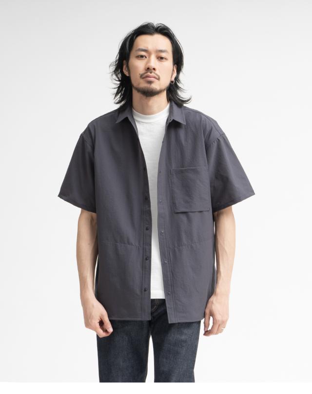 NANGA(ナンガ)/ DotAir COMFY S/S SHIRT(ドットエア コンフィー S/S シャツ) ドットエア 開襟 シャツ 半袖シャツ 涼しい 清涼 吸汗 速乾 NANGA(ナンガ)/ DotAir COMFY S/S SHIRT(ドットエアー S/S シャツ