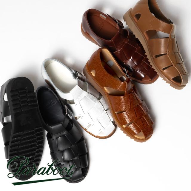パラブーツ サンダル メンズ Paraboot PACIFIC パシフィック グルカサンダル 革靴 本革 レザーの通販は