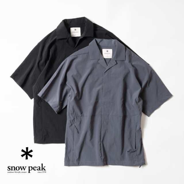 スノーピーク Snow Peak ブリーザブル クイック ドライ シャツ BreathableQuick Dry Shirt 半袖 開襟シャツ オープンカラーシャツ の通販は