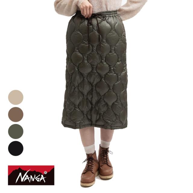 NANGA(ナンガ)/ONION QUILT DOWN SKIRT(オニオン キルト ダウン スカート)/レディース ダウンスカート スカート ロングスカート  リサイクルダウン サスティナブル オニオンキルト アウトドアの通販は