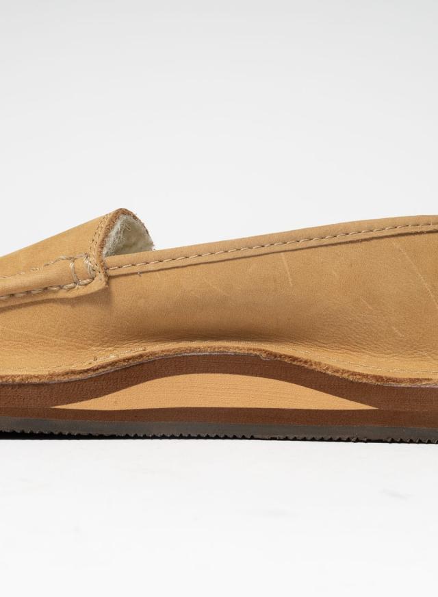 Rainbow Sandals（レインボーサンダル）COMFORT CLASSIC FLEECE LINE（コンフォートクラシック フリースライン）スリッポン レザーシューズ フリース素材 オールシーズン着用可能