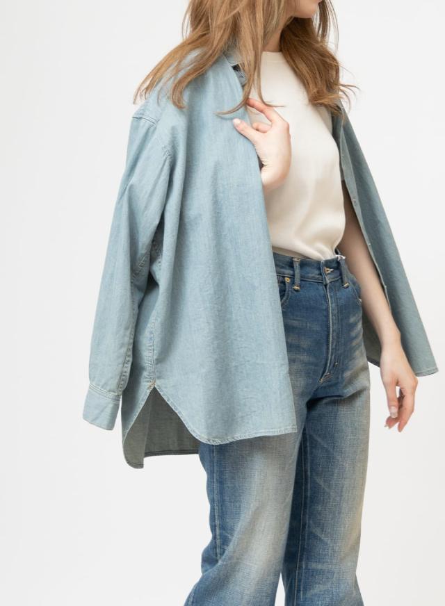 オールドホームステッダー ヘビーウエイト リブ クルーネック ショート