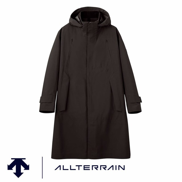 DESCENT ALLTERRAIN（デサントオルテライン）HARD SHELL HOODED WOOL COAT（ハードシェルフーデッドウールコート）防水 透湿 撥水 防風