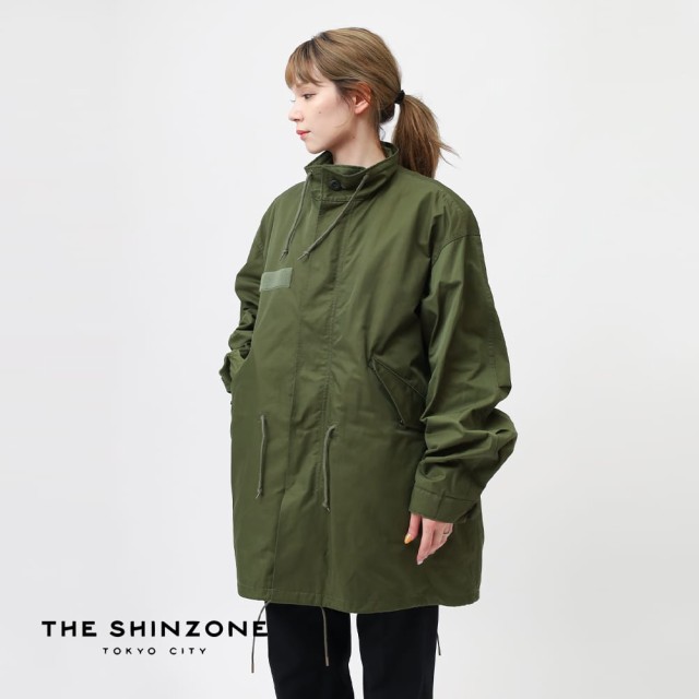 Shinzone(シンゾーン)/FIELD PARKA(フィールド パーカ)/コート ミリタリーコート24AMSCO01 BLACK KHAKI ECRU ブラック カーキ エクリュ