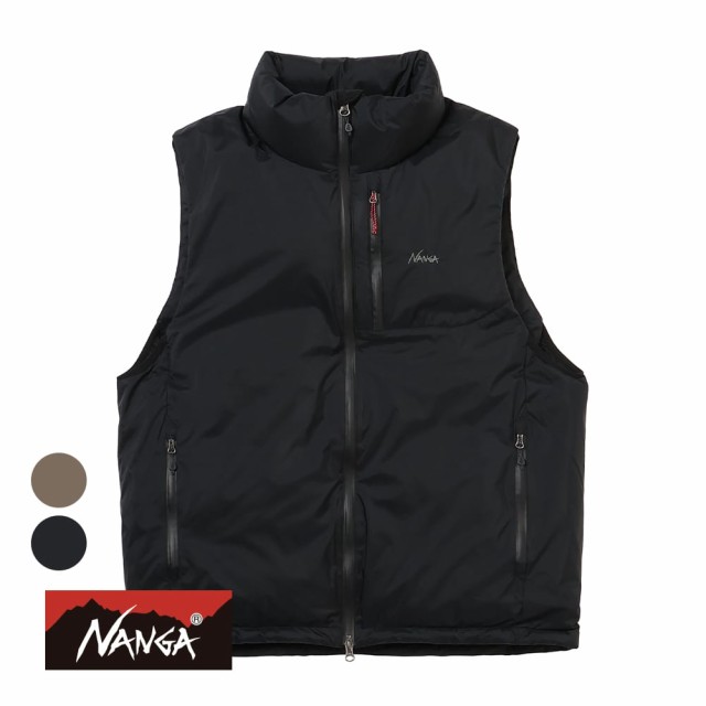 NANGA（ナンガ）AURORA TEX STAND COLLAR DOWN VEST（オーロラテックス スタンドカラー ダウンベスト）2024新作 オーロラダウン ダウンジ