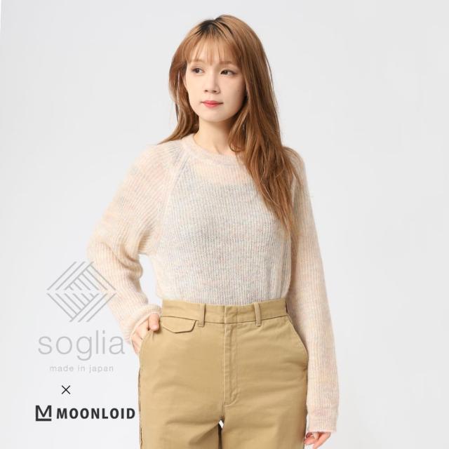 Soglia ソリア 別注 キッドモヘア モヘア モヘヤ クルーネック ニット メンズ レディースの通販は