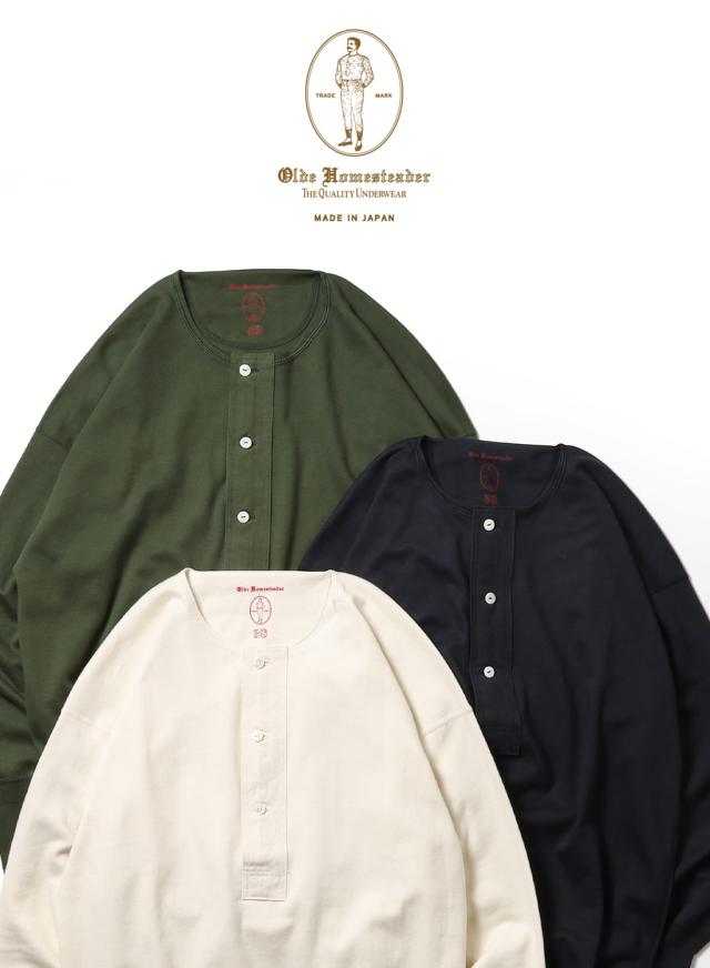 Olde Homesteader（オールドホームステッダー） HENLEY NECK LONG