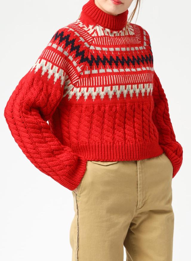 PEREGRINE(ペレグリン)/Alpine chalet crew merino wool(アルパイン